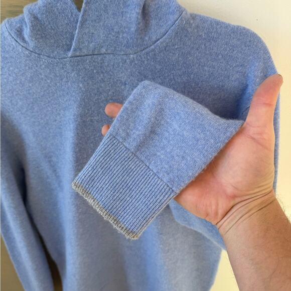 Men's Blue Greyson Wool/Cashmere Hooded Sweater Size Small - Picture 8 of 11
